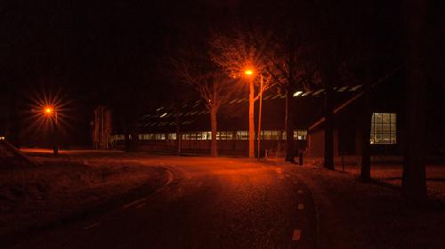 verlichte stal Lankhorsterweg Staphorst